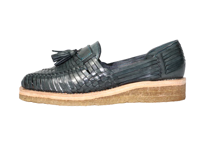 Blue Moderno Huarache Loafer