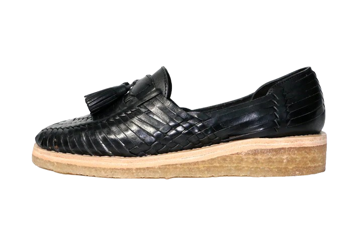 Black Moderno Huarache Loafer